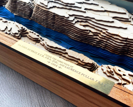 Loch Ness - jezioro, mapa batymetryczna 3D